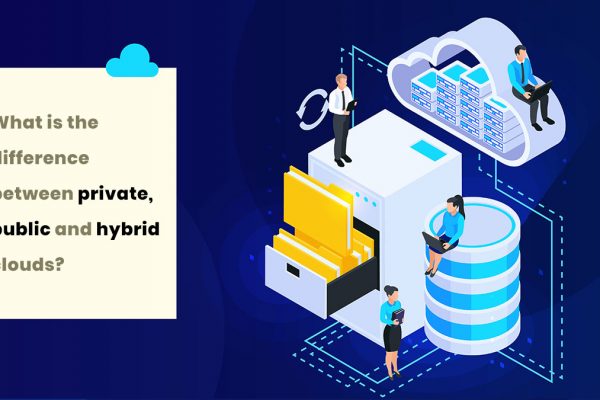 What is the difference between Private, Public, and Hybrid clouds?