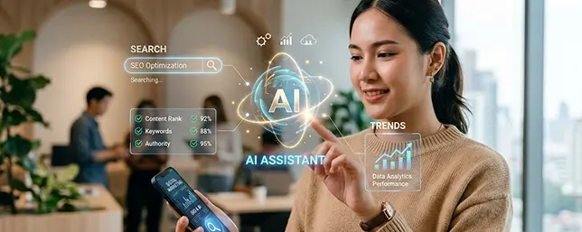 Nuventure Connect provides AI-enhanced advanced SEO services