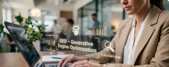 Generative Engine Optimization services for improving visibility in AI-powered platforns